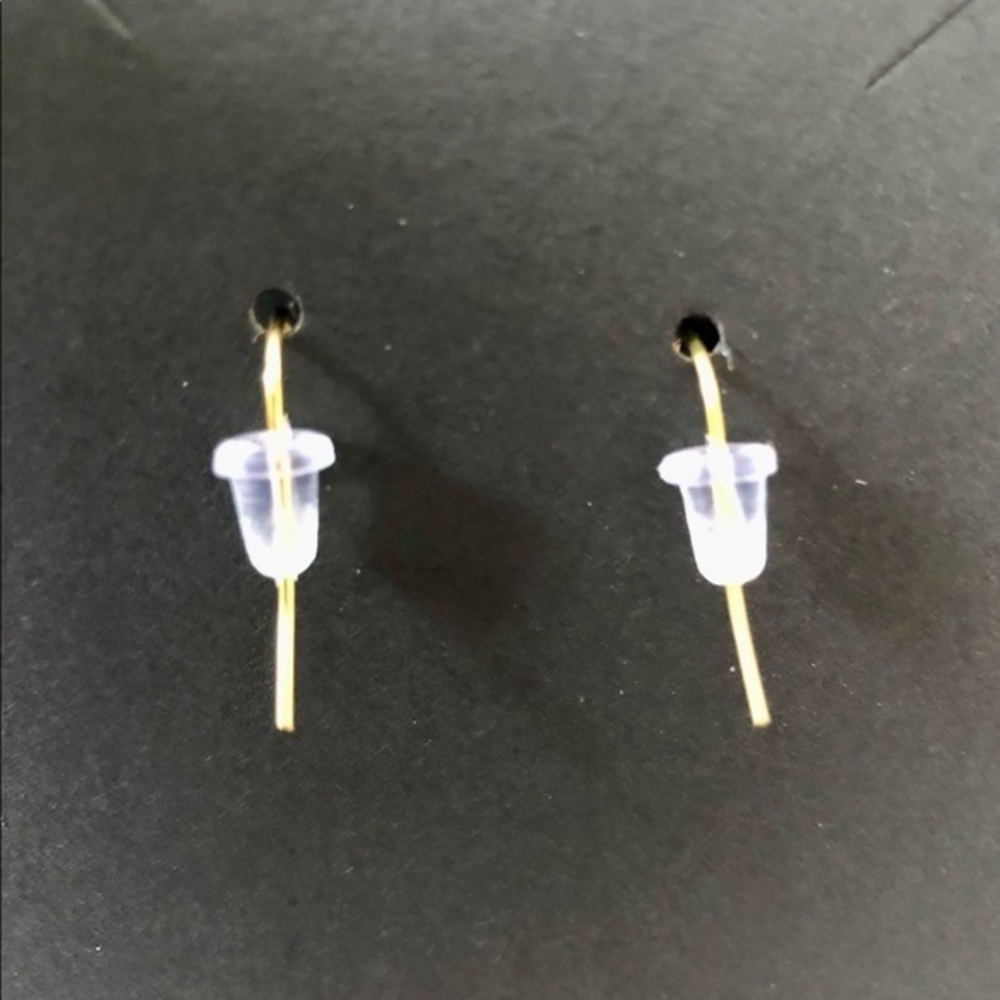 American Flag Star Earrings - Picture 2 of 2